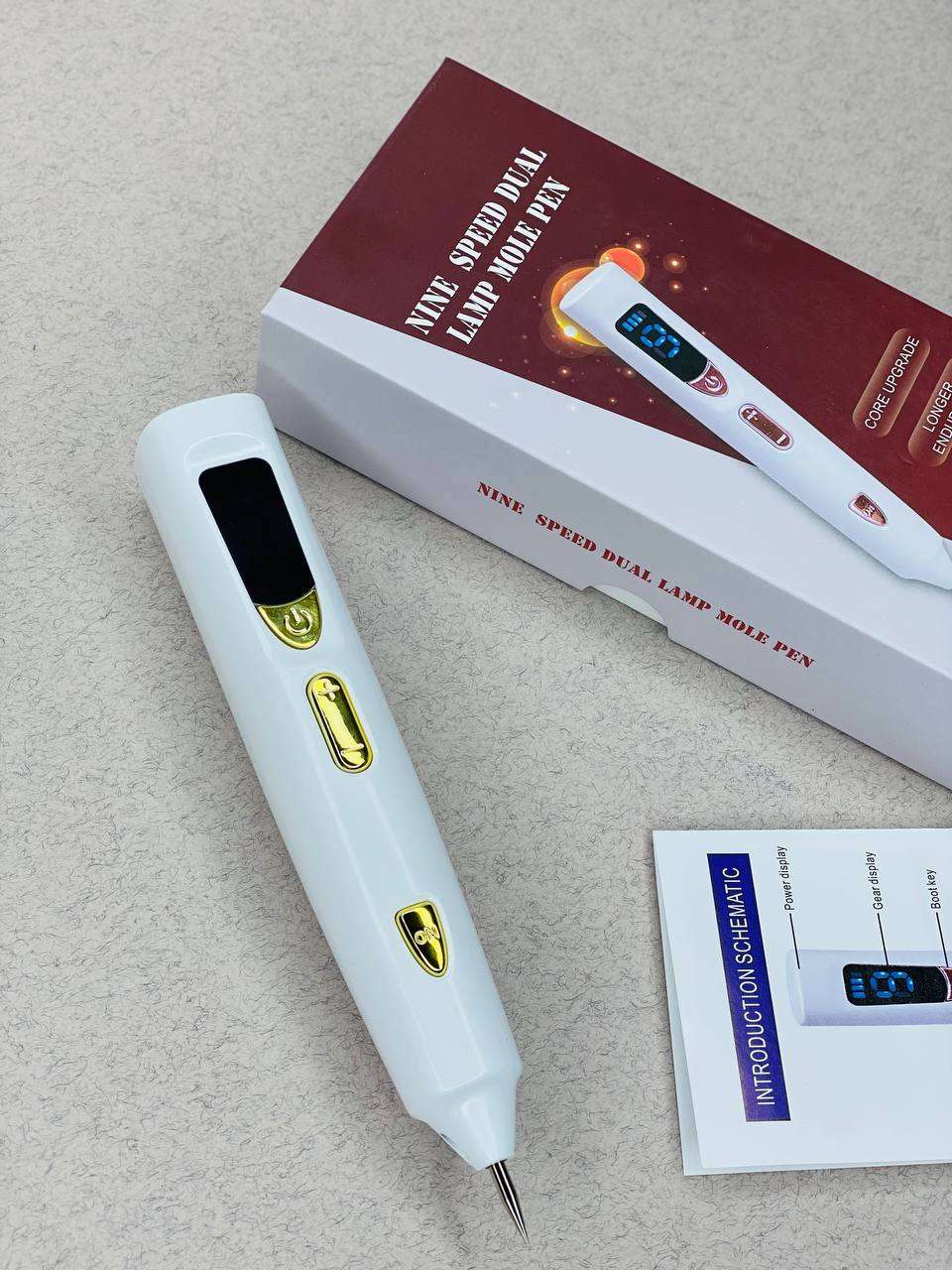دستگاه بیوتی پن 9 زمانه چراغدار (Nine Speed Dual Lamp Mole Pen)