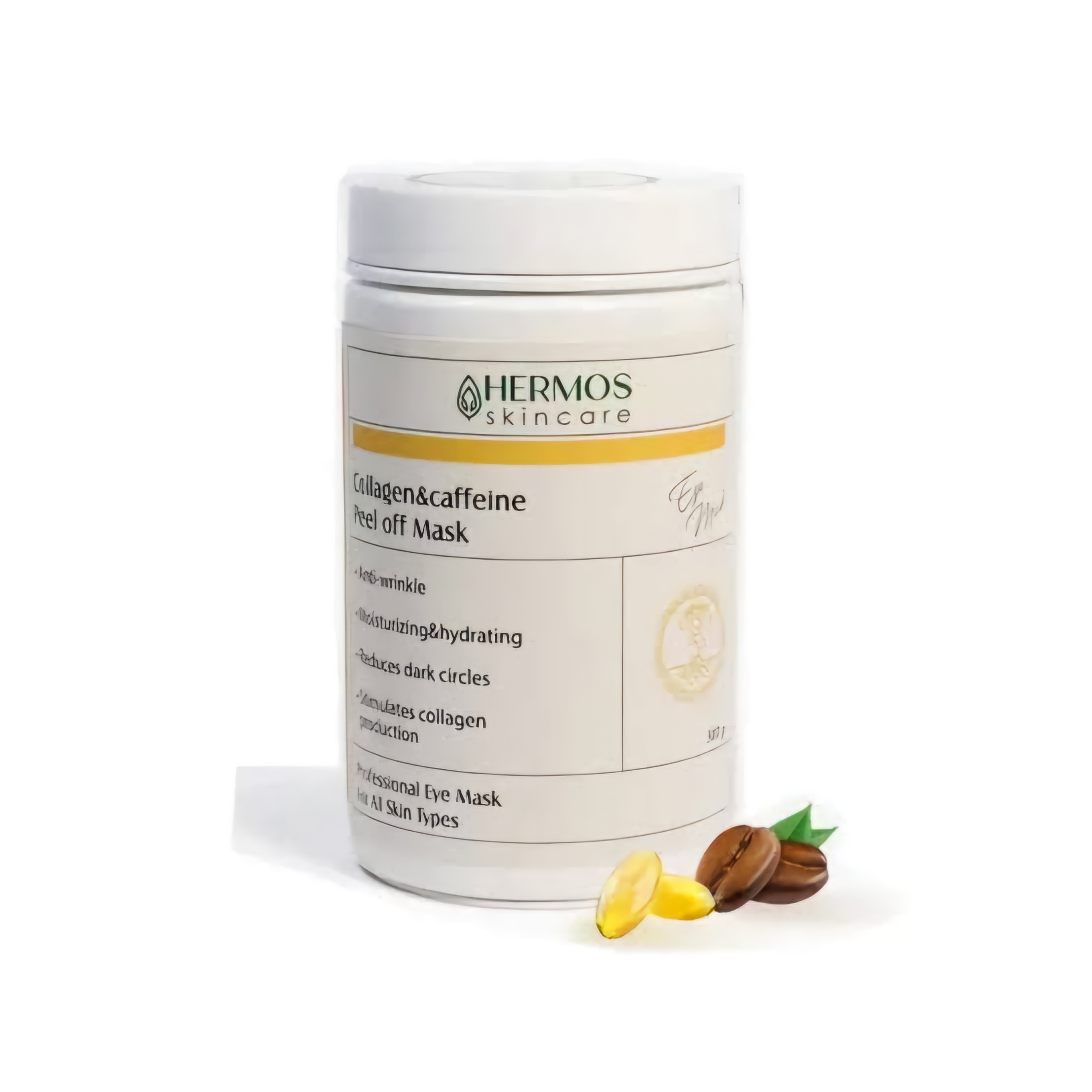 ماسک لاتکسی دور چشم کلاژن و کافئین هرموس ماسک لاتکسی دور چشم کلاژن و کافئین هرموس