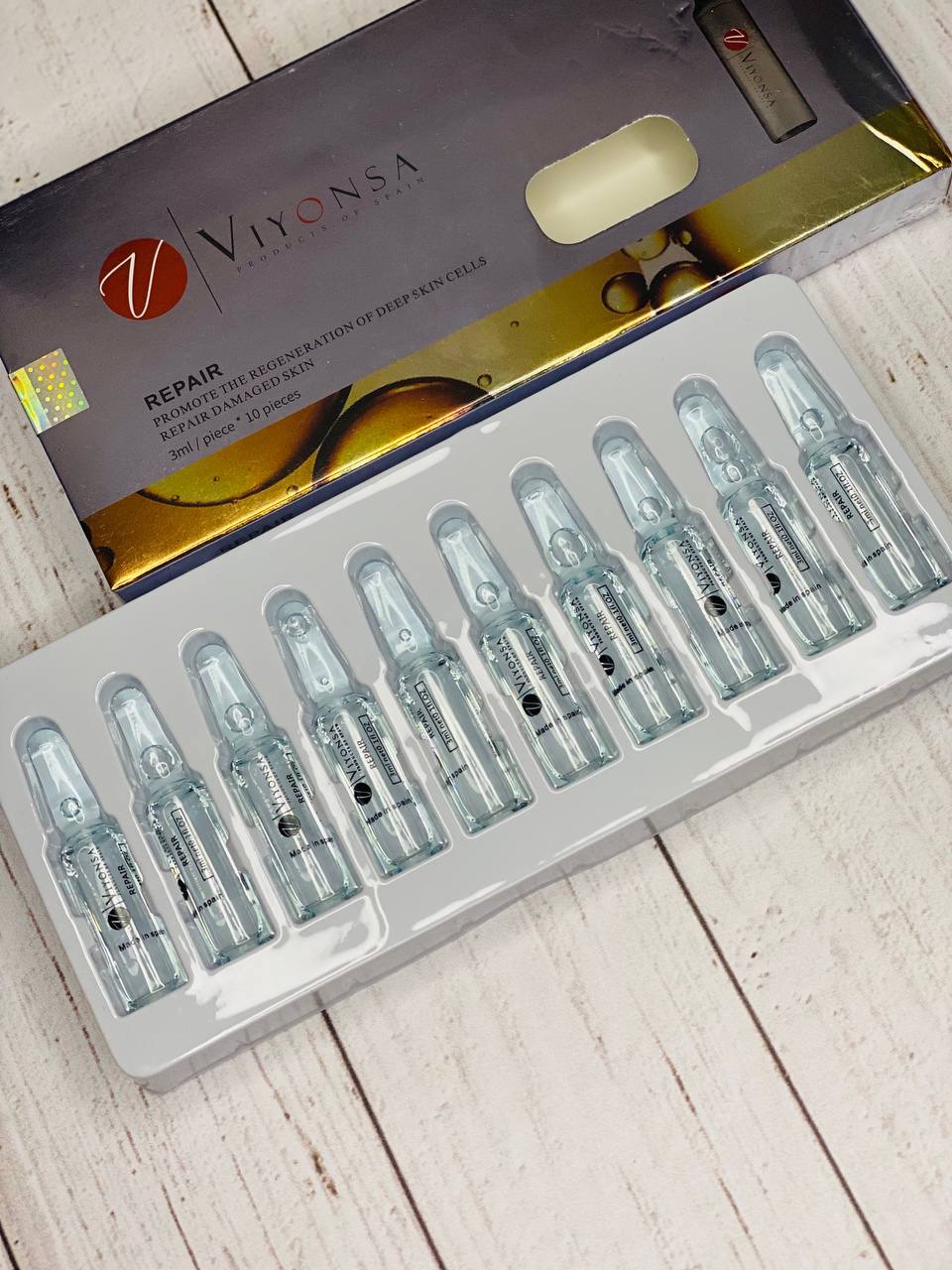 ویال ترمیم کننده پوست ویونسا VIYONSA پک 10 عددی