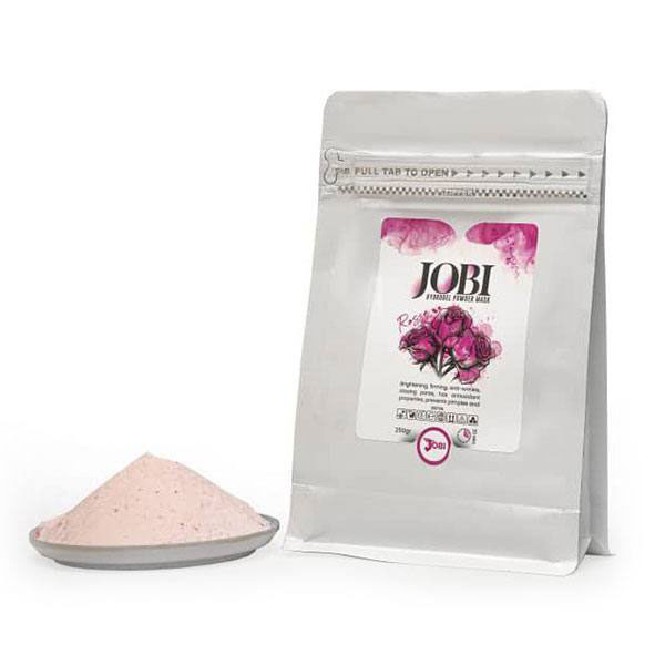 ماسک پودری هیدروژلی گل رز جوبی JOBI حجم 250 گرم