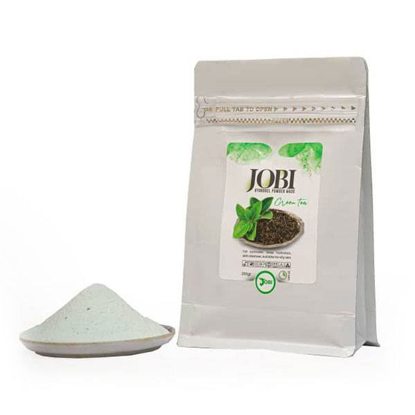 ماسک پودری هیدروژلی چای سبز جوبی JOBI حجم 250 گرم